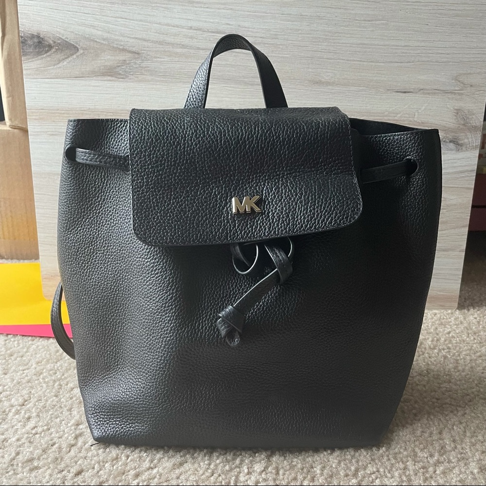 Black Michael Kors Backpack